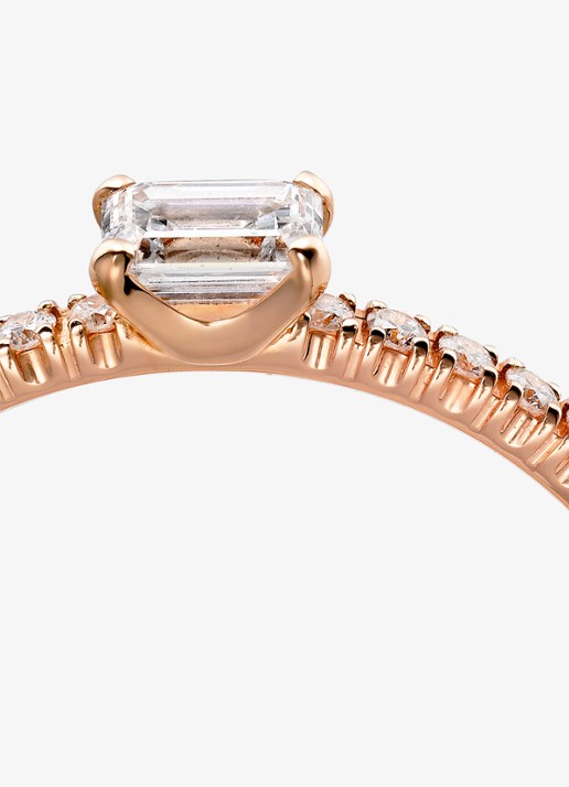 Cartier Étincelle de Cartier ring van 18 karaat roségoud met 0.10 ct diamant CRB42167 - detail 3 roségoud