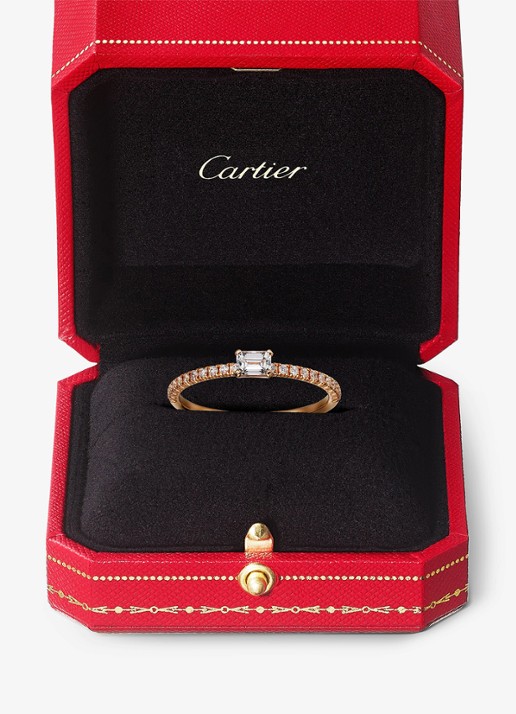 Cartier Étincelle de Cartier ring van 18 karaat roségoud met 0.10 ct diamant CRB42167 - detail 5 roségoud