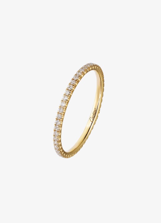 Cartier Etincelle de Cartier trouwring van 18 karaat geelgoud met 0.22 ct diamant CRB4212000 - detail 2 geelgoud