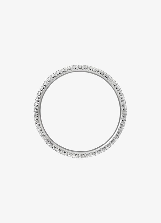 Cartier Etincelle de Cartier trouwring, van 18 karaat witgoud met 0.22 ct diamant CRB4210400 - detail 2 witgoud