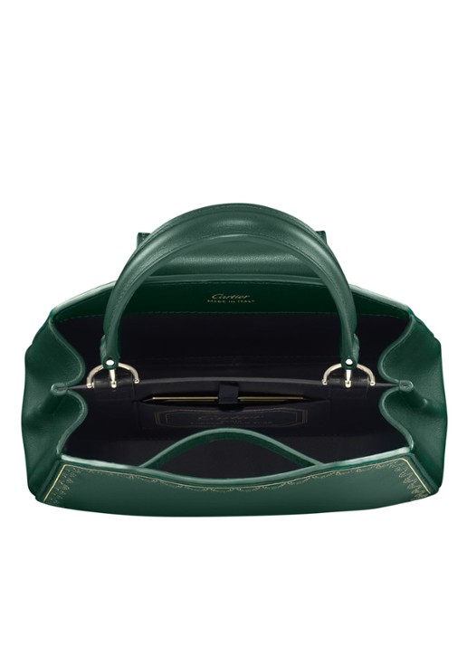 Cartier Guirlande de Cartier mini handtas van kalfsleer - detail groen