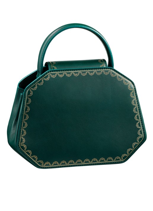 Cartier Guirlande de Cartier mini handtas van kalfsleer - detail 3 groen