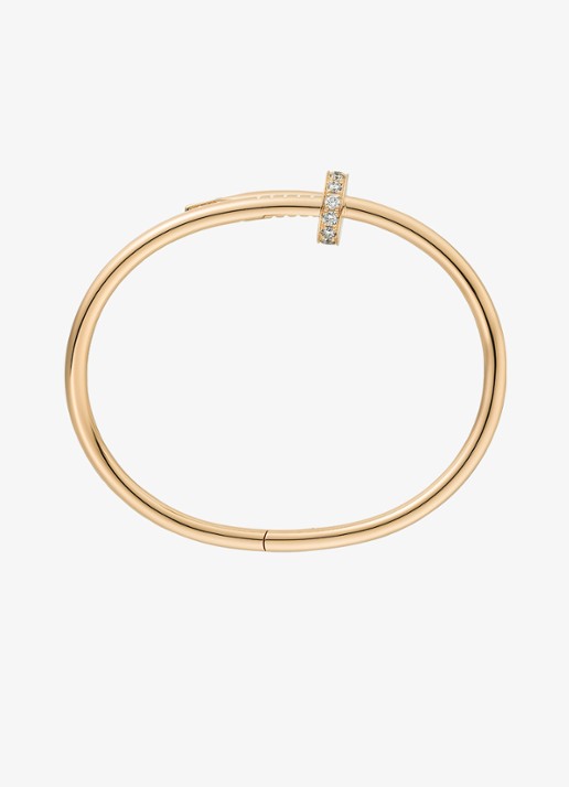 Cartier Juste un Clou armband, klassiek model van 18 karaat geelgoud met 0.58 ct diamant CRB60486 - detail 2 geelgoud