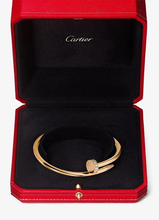 Cartier Juste un Clou armband, klassiek model van 18 karaat geelgoud met 0.58 ct diamant CRB60486 - detail 5 geelgoud