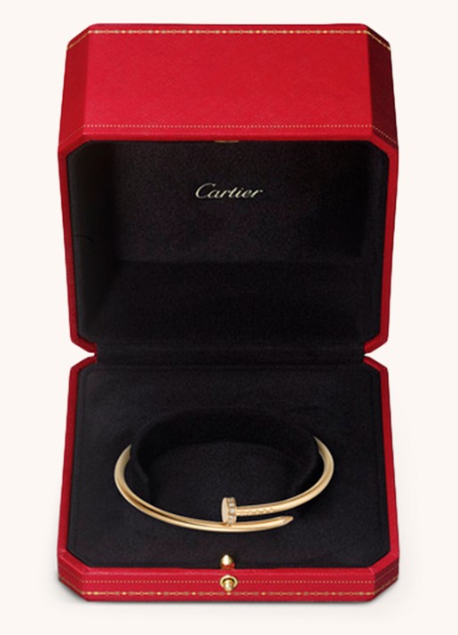 Cartier Juste un Clou armband, klein model, diamanten CRB6066117 - detail 5 geelgoud
