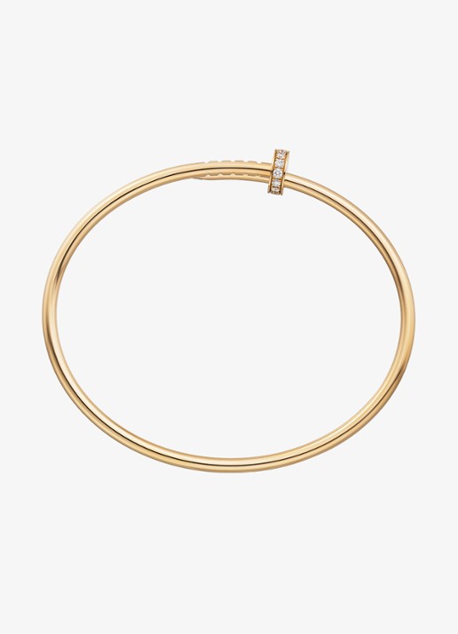 Cartier Juste un Clou armband, klein model van 18 karaat geelgoud met 0.18 ct diamant CRB6066117 - detail 5 geelgoud