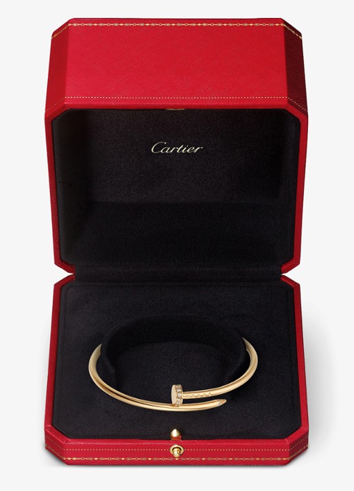 Cartier Juste un Clou armband, klein model van 18 karaat geelgoud met 0.18 ct diamant CRB6066117 - detail 7 geelgoud