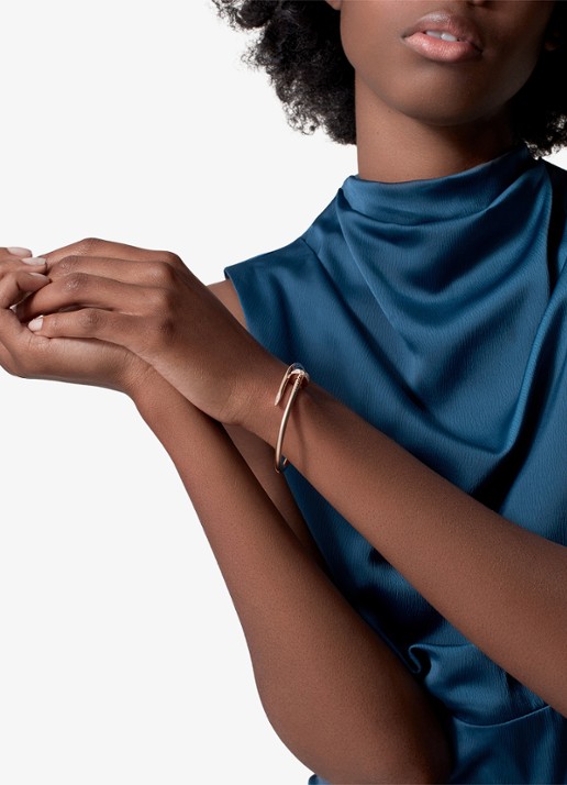 Cartier Juste un Clou armband van 18 karaat roségoud met 0.58 ct diamant CRB60485 - voorkant 8 roségoud