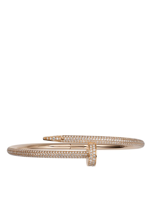 Cartier Juste un Clou armband van 18 karaat roségoud met 374 diamanten CRN6702100 - detail roségoud
