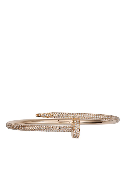 Cartier Juste un Clou armband van 18 karaat roségoud met 374 diamanten CRN6702100 - voorkant 8 roségoud