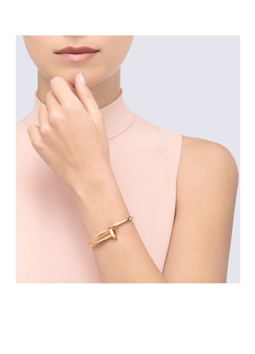 Cartier Juste un Clou armband van 18k geelgoud met diamanten CRB6048600 - detail geelgoud