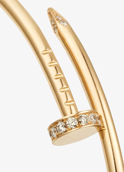 Cartier Juste un Clou bangle, klein model van 18 karaat geelgoud met 0.18 ct diamant CRB6066117 - detail 2 geelgoud