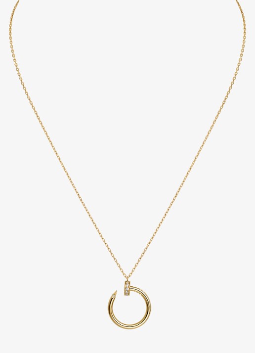 Cartier Juste un Clou ketting van 18 karaat geelgoud met  0.12 ct diamant CRB7224889