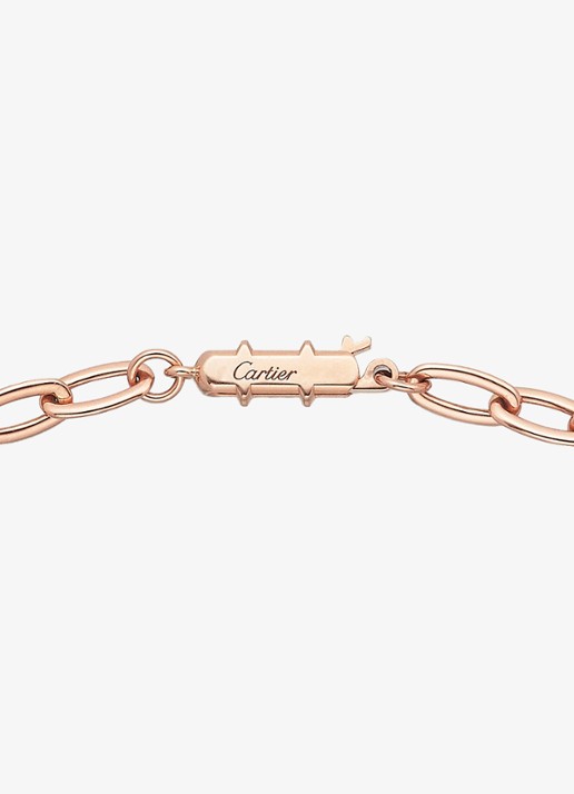 Cartier Juste un Clou ketting van 18 karaat roségoud met 0.13 ct diamant CRB7224902 - detail 3 roségoud