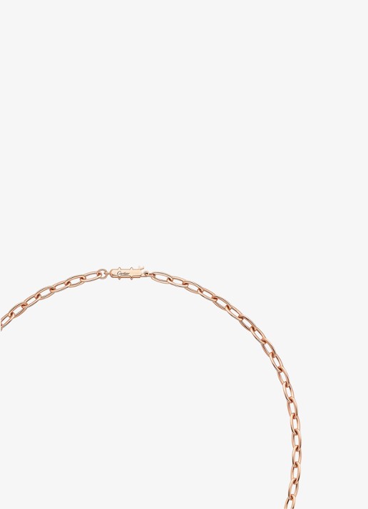 Cartier Juste un Clou ketting van 18 karaat roségoud met 0.13 ct diamant CRB7224902 - detail 4 roségoud