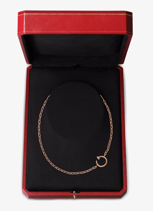 Cartier Juste un Clou ketting van 18 karaat roségoud met 0.13 ct diamant CRB7224902 - detail 5 roségoud