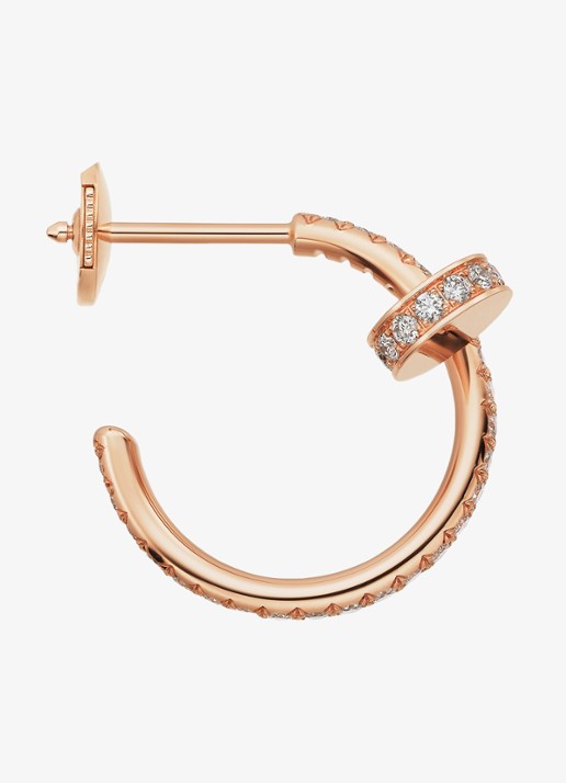 Cartier Juste un Clou oorringen, small model van 18 karaat roségoud met 0.51 ct diamant CRB8301429 - detail 4 roségoud