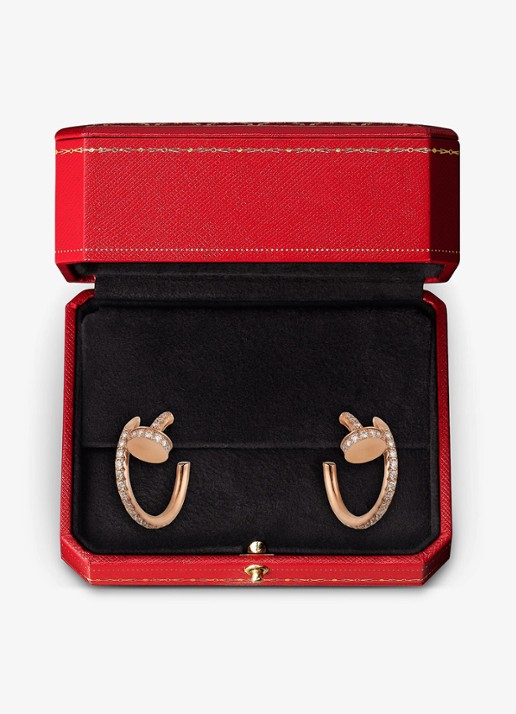 Cartier Juste un Clou oorringen, small model van 18 karaat roségoud met 0.51 ct diamant CRB8301429 - detail 7 roségoud