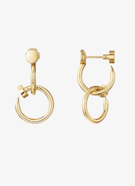 Cartier Juste un Clou oorstekers van 18 karaat geelgoud CRB8301528 - detail geelgoud