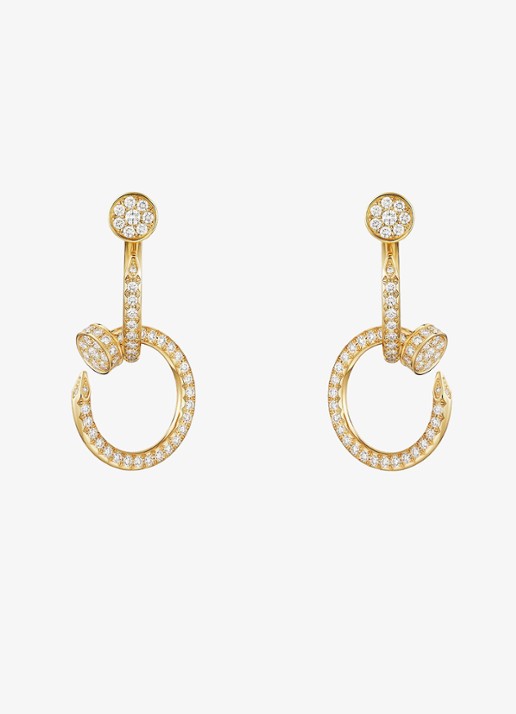 Cartier Juste un Clou oorstekers van 18 karaat geelgoud met 1.45 ct diamant CRN8515271
