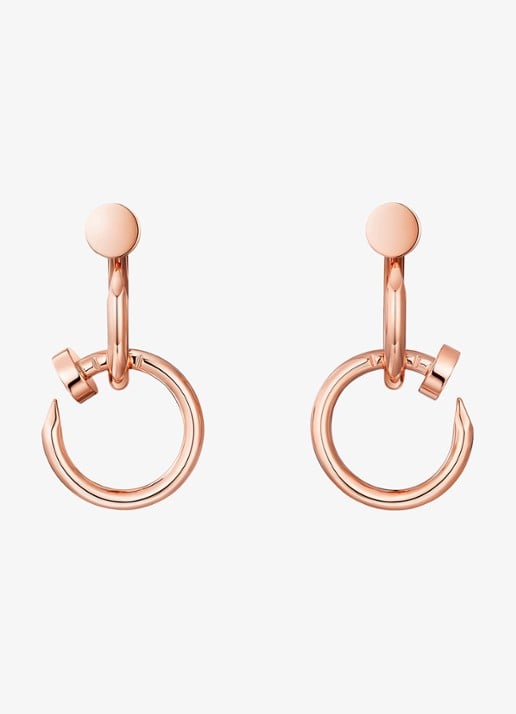 Cartier Juste un Clou oorstekers van 18 karaat roségoud CRB8301527 - voorkant 7 roségoud