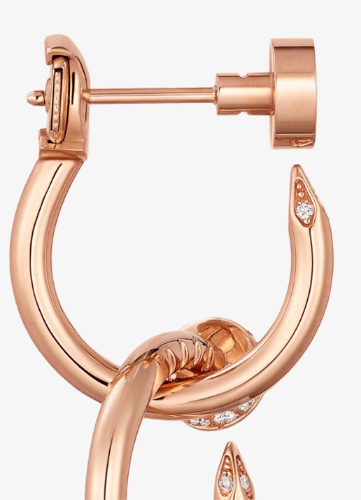Cartier Juste un Clou oorstekers van 18 karaat roségoud met 27 diamanten CRB8301503 - detail 4 roségoud
