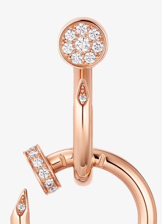 Cartier Juste un Clou oorstekers van 18 karaat roségoud met 27 diamanten CRB8301503 - detail 5 roségoud