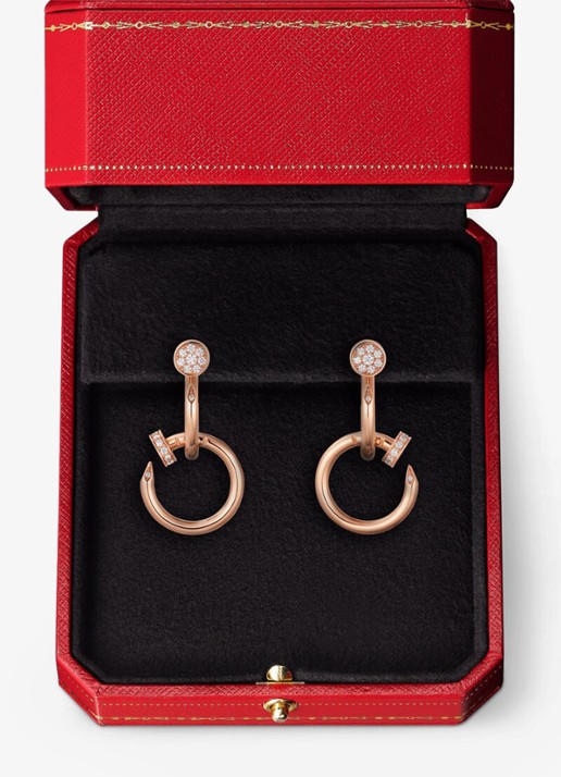 Cartier Juste un Clou oorstekers van 18 karaat roségoud met 27 diamanten CRB8301503 - detail 6 roségoud