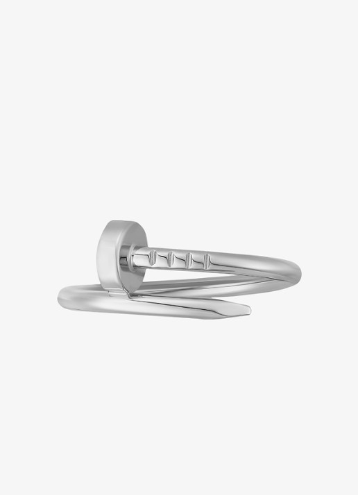 Cartier Juste un Clou ring, small model van 18 karaat witgoud CRB42260 - detail 4 witgoud