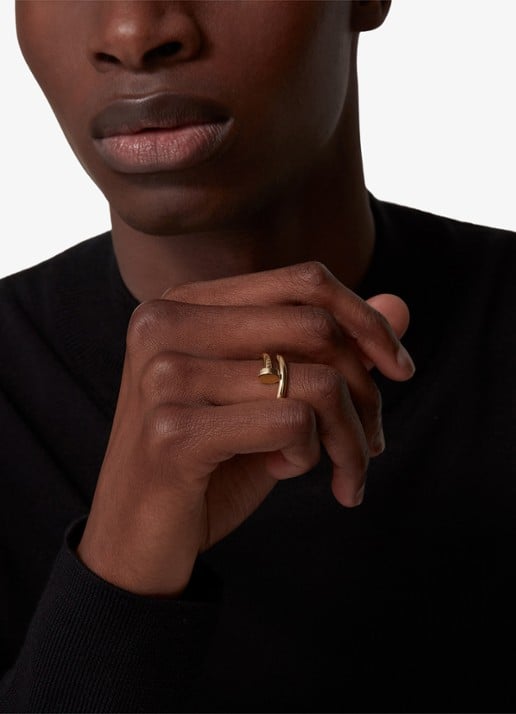 Cartier Juste un Clou ring van 18 karaat geelgoud CRB40926 - achterkant 8 geelgoud