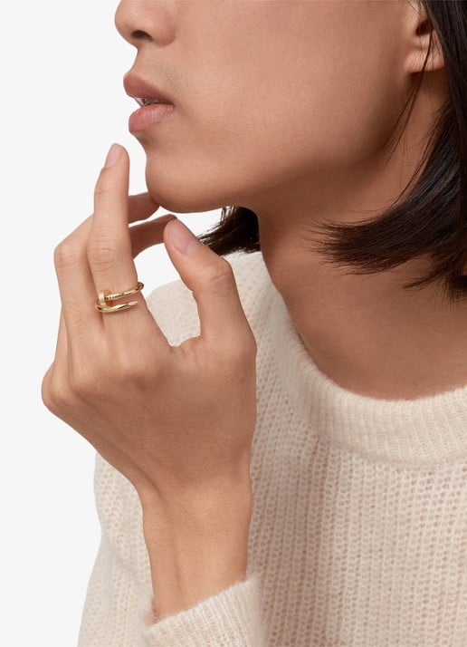 Cartier Juste un Clou ring van 18 karaat geelgoud CRB40926 - voorkant 7 geelgoud