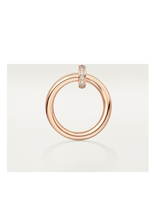 Cartier Juste un Clou ring van 18 karaat roségoud met 22 diamanten CRB4094800 - detail 3 roségoud