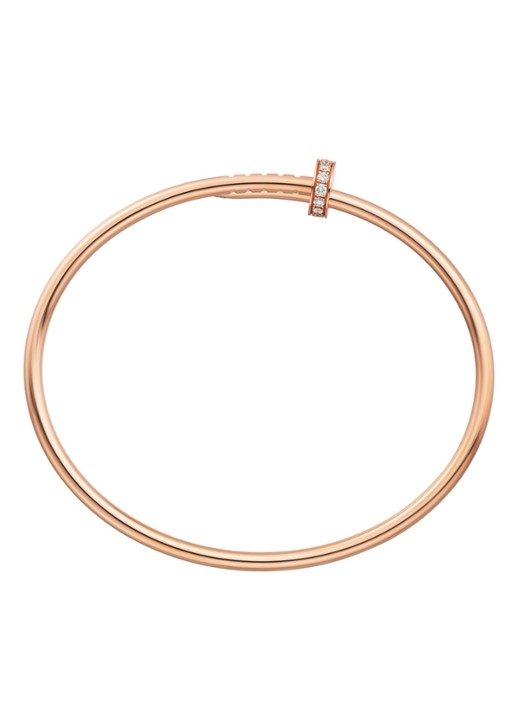 Cartier Juste un Clou small armband van 18 karaat roségoud met 20 diamanten CRB6065800 - detail 8 roségoud