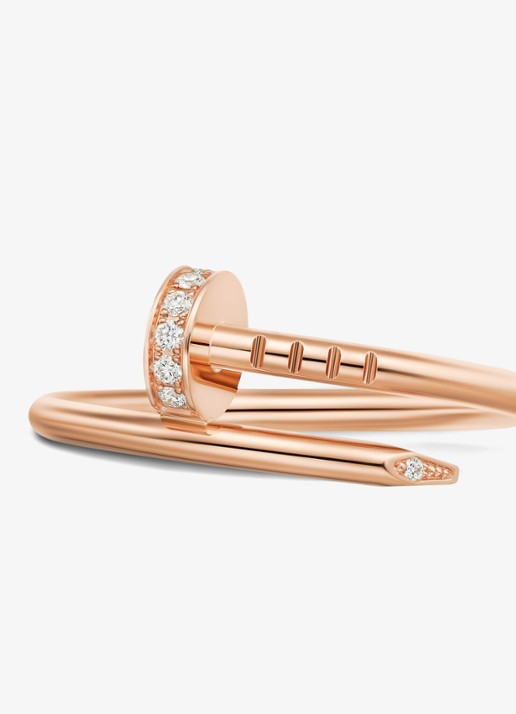 Cartier Juste un Clou small ring van 18 karaat roségoud en diamanten CRB42448 - detail 2 roségoud
