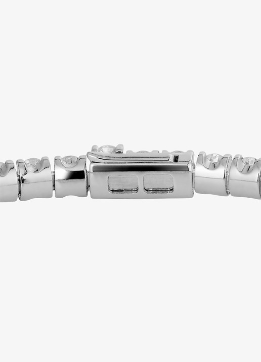 Cartier Lignes Essentielles armband van 18 karaat witgoud met 3.34 ct diamant CRN67079 - detail witgoud