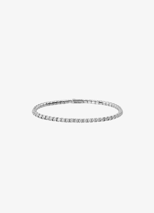 Cartier Lignes Essentielles armband van 18 karaat witgoud met 4.68 ct diamant CRN6708017  - voorkant 7 witgoud