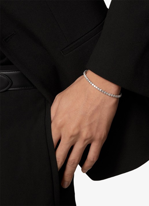 Cartier Lignes Essentielles armband van 18 karaat witgoud met 4.68 ct diamant CRN6708017  - voorkant 8 witgoud