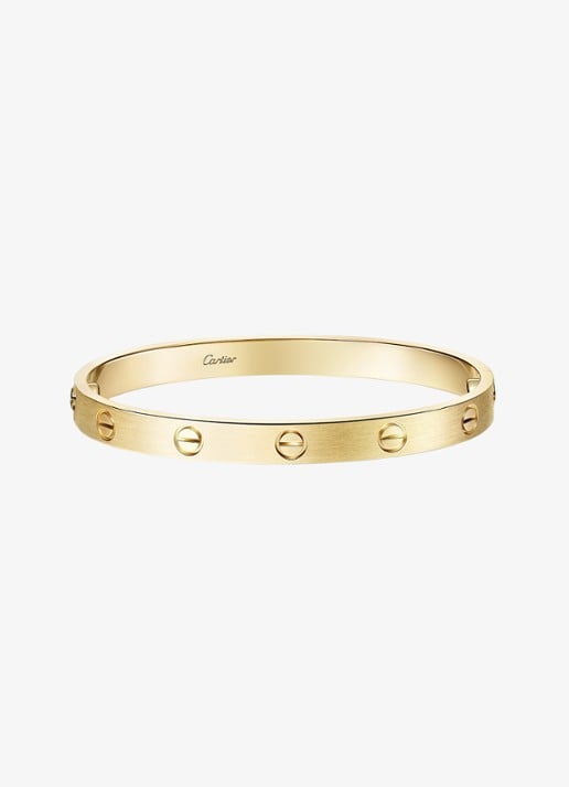 Cartier LOVE armband, klassiek model van 18 karaat geelgoud CRB6077017 - voorkant 7 geelgoud