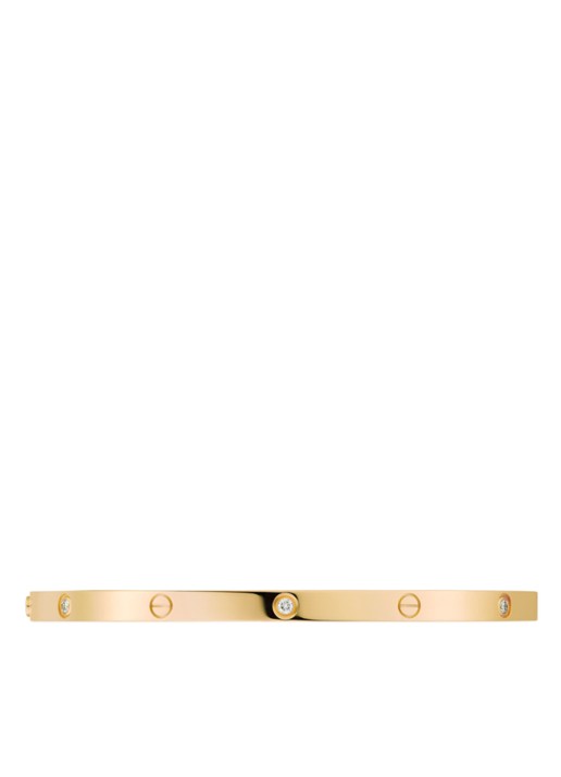 Cartier LOVE armband small van 18 karaat geelgoud met 6 diamanten CRB6047215 - detail 8 geelgoud
