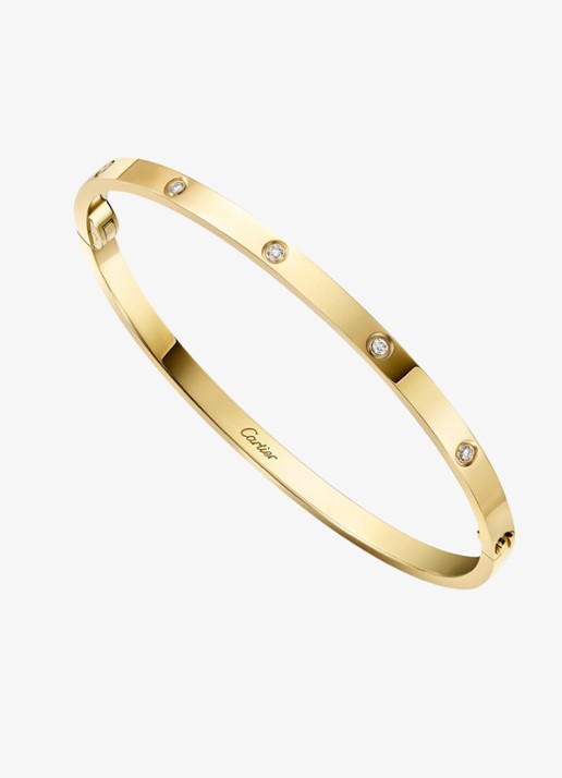 Cartier LOVE armband van 18 karaat geelgoud met 10 diamanten CRB6079715 - detail 3 geelgoud