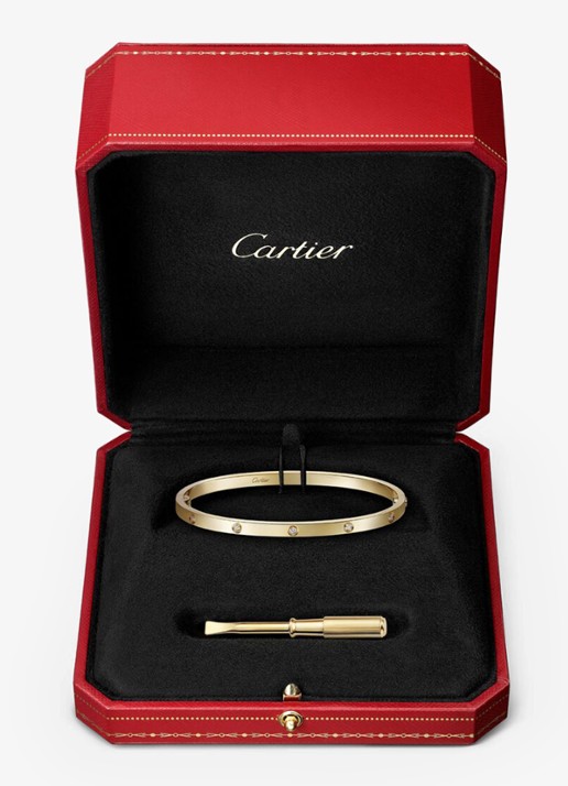 Cartier LOVE armband van 18 karaat geelgoud met 10 diamanten CRB6079715 - detail 7 geelgoud
