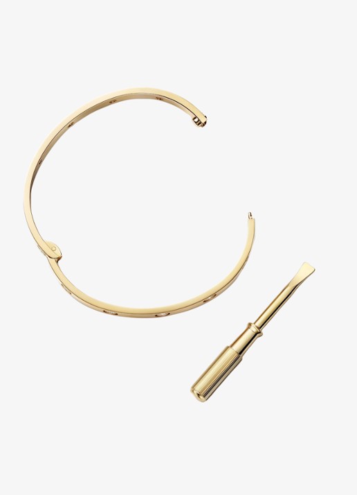 Cartier LOVE armband van 18 karaat geelgoud met 10 diamanten CRB6082415 - detail 3 geelgoud