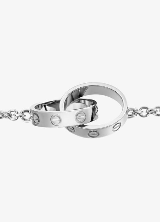 Cartier LOVE armband van 18 karaat witgoud CRB6091200 - detail 5 witgoud