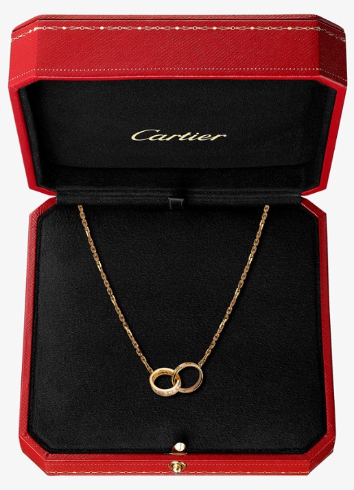Cartier LOVE ketting van 18 karaat geelgoud met 0.22 ct diamant CRB7013800 - detail 5 geelgoud