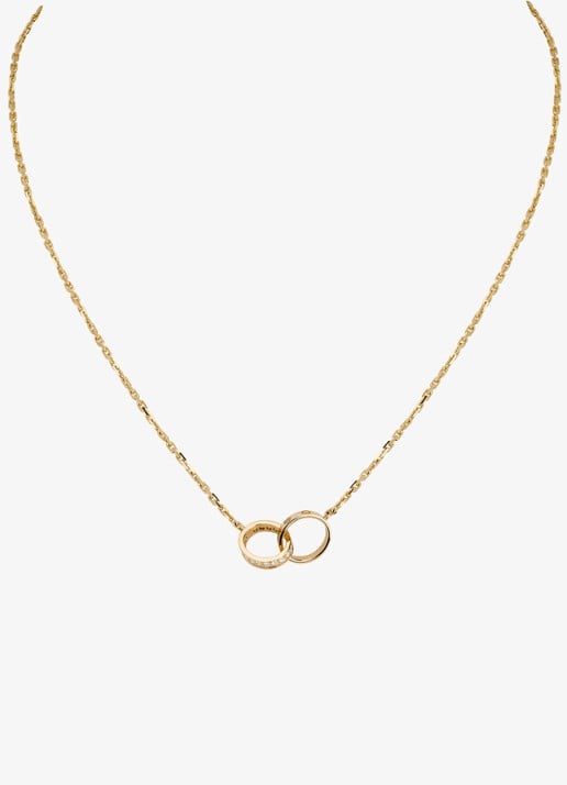Cartier LOVE ketting van 18 karaat geelgoud met 0.22 ct diamant CRB7013800