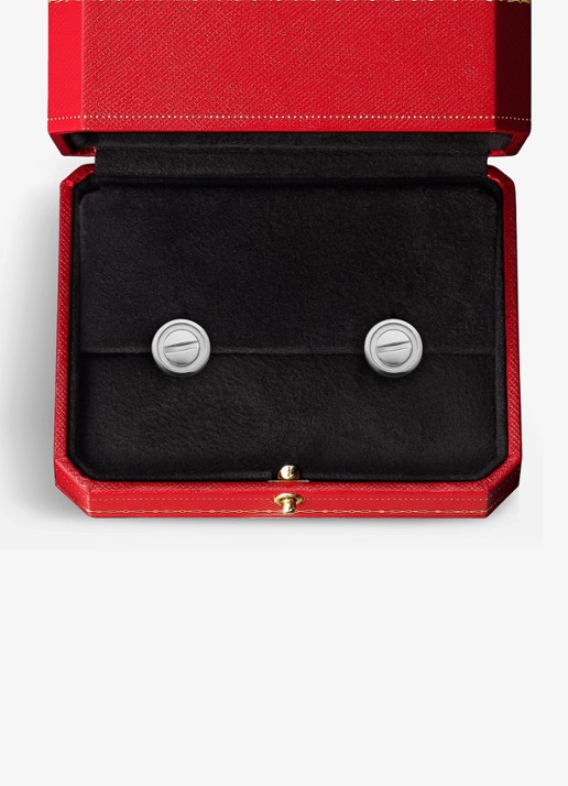 Cartier LOVE oorknopjes van 18 karaat witgoud CRB8301256 - detail 5 witgoud