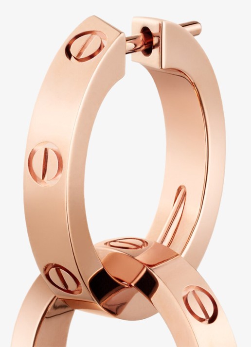 Cartier LOVE oorringen van 18 karaat roségoud CRB8301498 - detail 4 roségoud