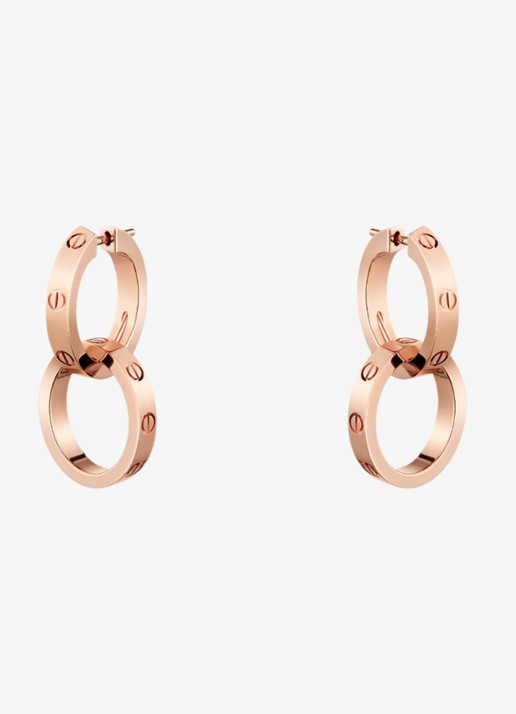 Cartier LOVE oorringen van 18 karaat roségoud CRB8301498