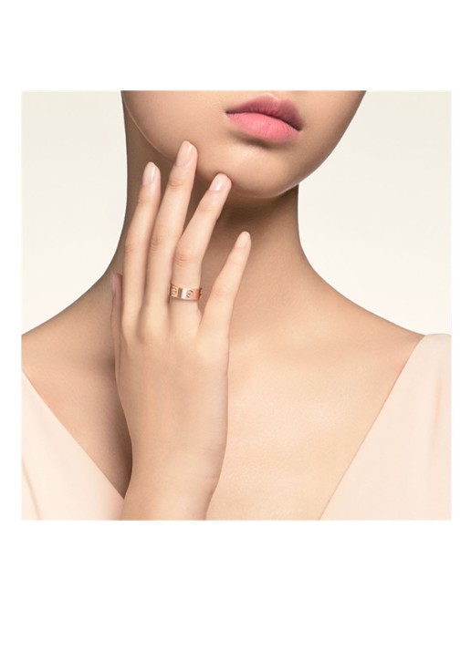 Cartier LOVE ring, klassiek model CRB4084800 - detail 2 roségoud