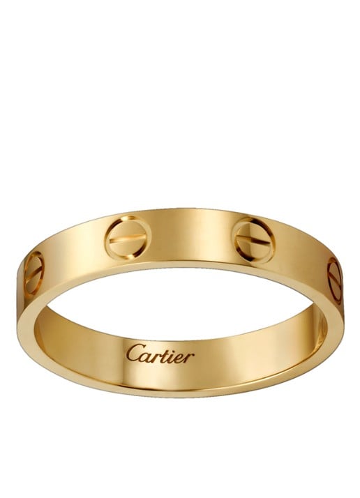 Cartier LOVE ring, klein model CRB4085000 - voorkant 3 geelgoud